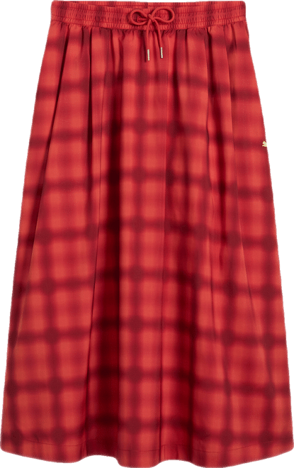 PUMA ROAD TO UNITY Woven Midi Pleated Skirt