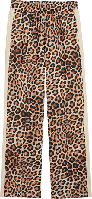 PUMA T7 Leopard Luxe Animal Print Straight Sweatpants