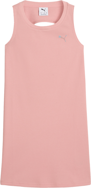 PUMA BUTTERFLY VIBE Big Ribbed Tank Top Dress, Kids
