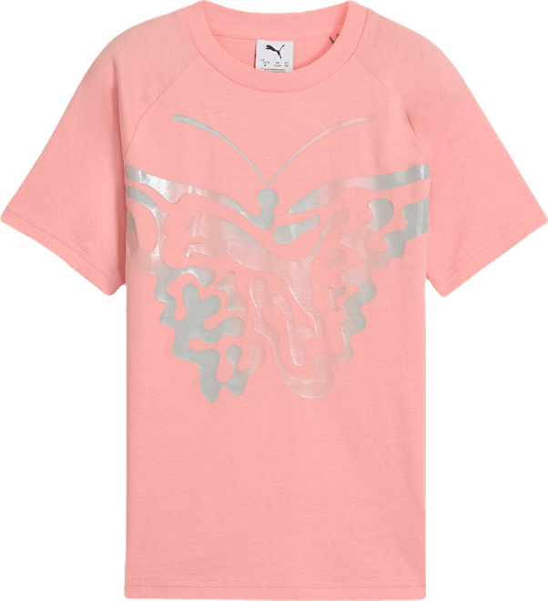 PUMA BUTTERFLY VIBE Big Logo T-Shirt, Kids