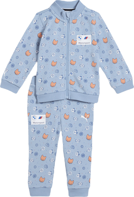 PUMA 2-Piece BMW M Motorsports' All-Over Print Long Sleeve Set, Toddlers