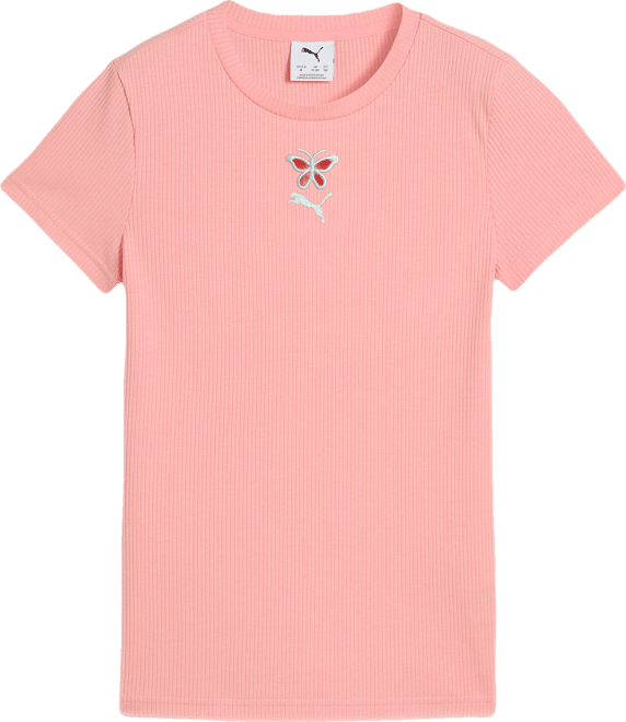 PUMA Graphics Big Ribbed T-Shirt, Kids