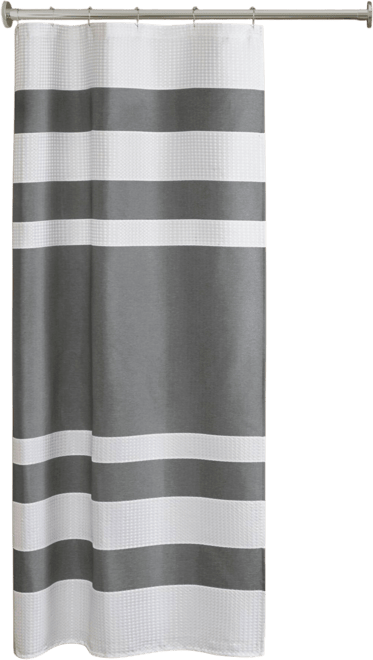 Spa Waffle 3M-Scotchgard Shower Curtain, 36" x 72"