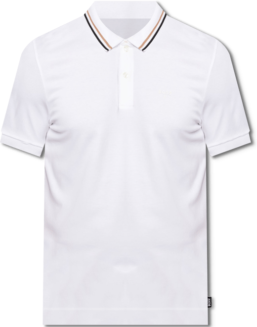 Boss by  Men's Slim-Fit Striped Collar Polo