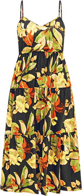 Plus Size Oasis Tropical Maxi Dress
