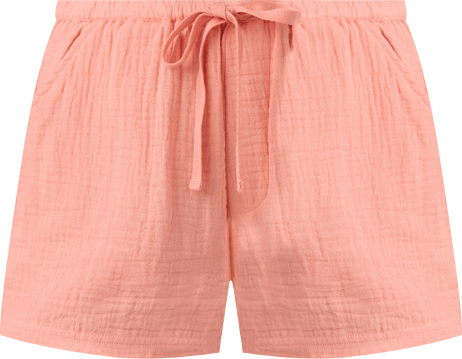 Juniors' Brenda Cotton Gauze Shorts