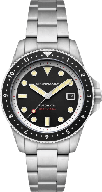 Men's Croft Pioneer Automatic Solid Stainless Steel Bracelet Watch, 42mm