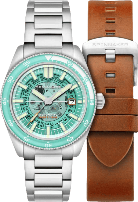 Men's Fleuss Automatic Severn Edition Solid Stainless Steel Bracelet Watch, 43mm