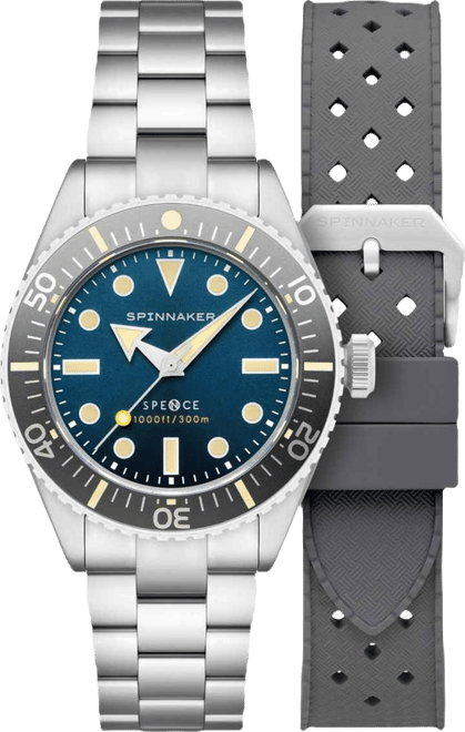 Men's Spence 300 Automatic Solid Stainless Steel Bracelet Watch, 40mm