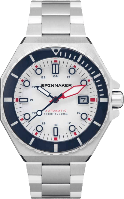 Men's Dumas Automatic Solid Stainless Steel Bracelet Watch, 44mm