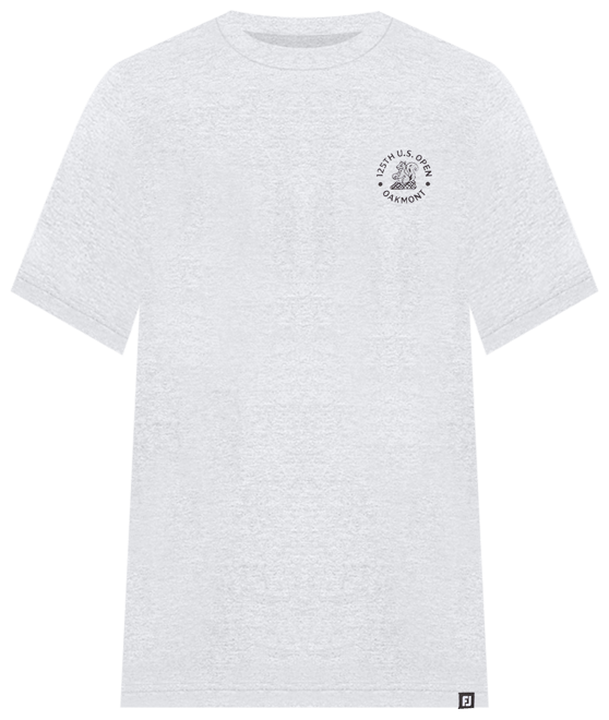 FootJoy 2025 U.S. Open Alt Logo Golf T-Shirt Grey - Carl's
