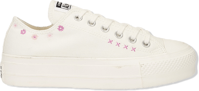 Chuck Taylor All Star Lift Floral Embroidery Low Top Sneaker