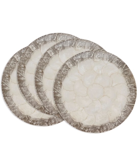 Glow Capiz Placemats, 15" Round