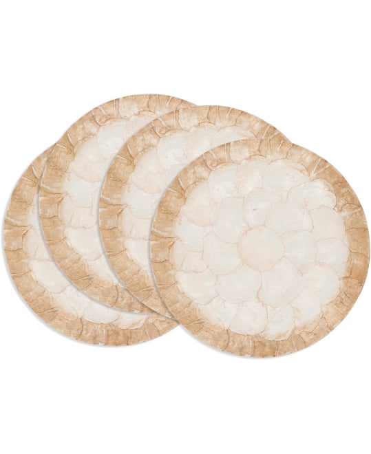 Glow Capiz Placemats, 15" Round