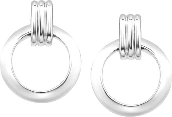 Doorknocker Drop Earrings (3/4") in 18k Gold-Plated Sterling Silver (also in Sterling Silver), Exclusively at Macy's