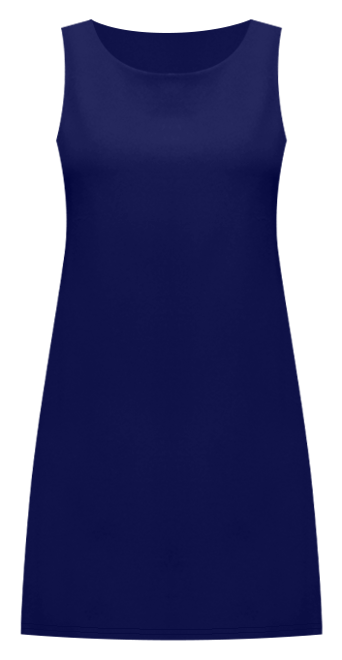 Women's Solid Color Sleeveless Mini Shift Dress