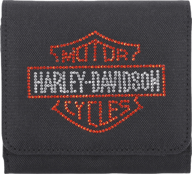 Bar & Shield Rhinestone Indexer Wallet