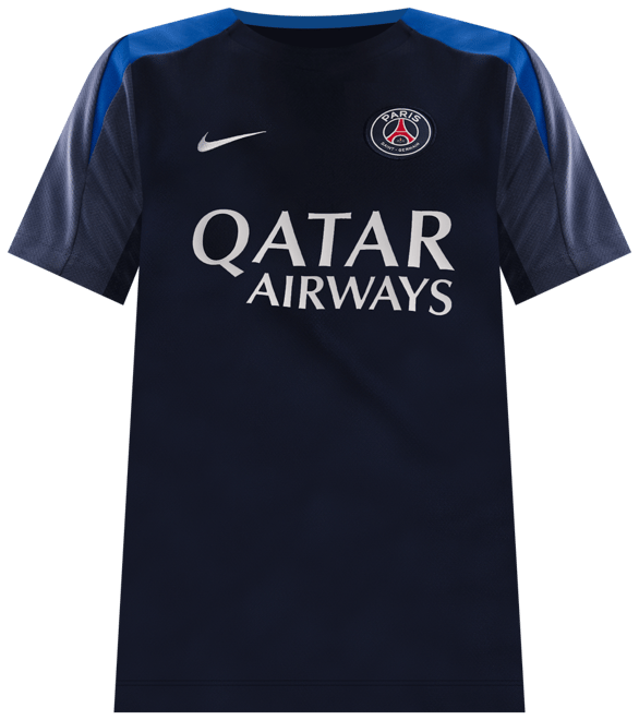 Paris Saint-Germain Strike Playera de fútbol de manga corta Nike Dri-FIT para hombre