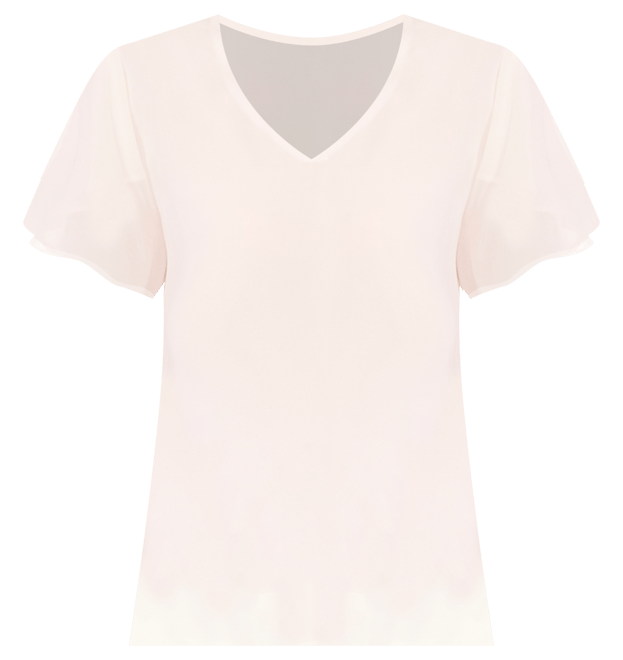 Vince Camuto Women's V-neck Tulip Sleeve Blouse - Macy's