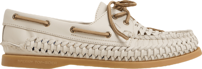 Women's Ao 2-Eye Woven Round Toe Boat Shoe