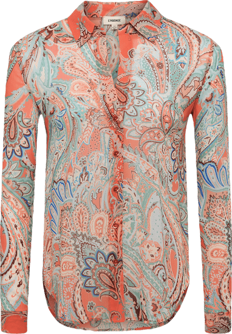 Laurent Paisley Blouse