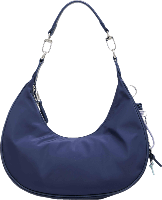 Crescent Shoulder Bag with Detachable Strap