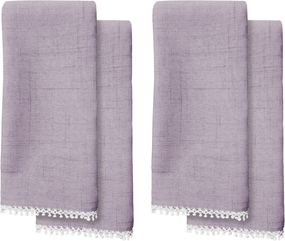 French Perle 19" x 19" Napkins Set, 4 Piece