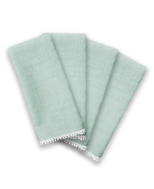 French Perle 19" x 19" Napkins Set, 4 Piece