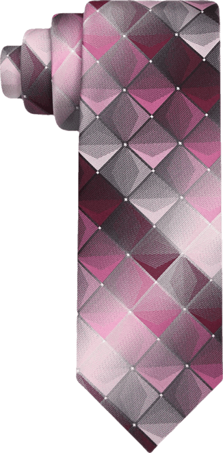 Men's Shadow Grid-Pattern Tie