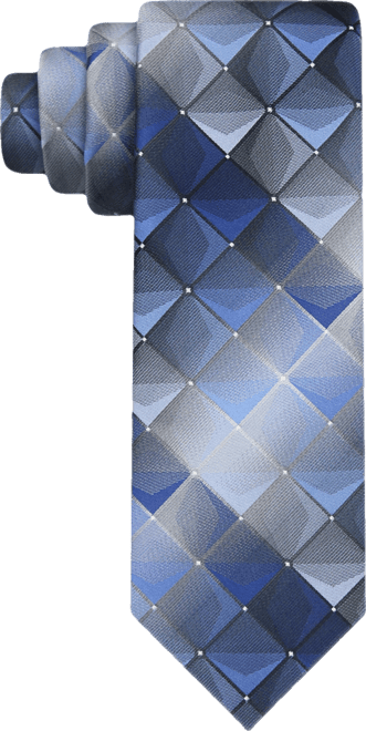 Men's Shadow Grid-Pattern Tie