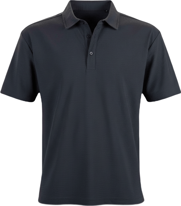 Men's Hybrid Short Sleeve Seersucker Polo Shirt