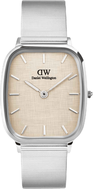 Men's Analog Silver-Tone Stainless Steel Watch, 32mm