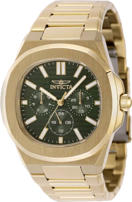 Men's 48523 Speedway Quartz Chronograph Green Dial Watch