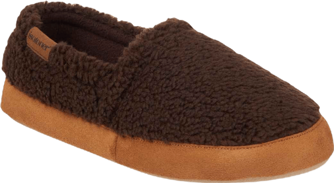 Men's Berber Closed Back Slippers