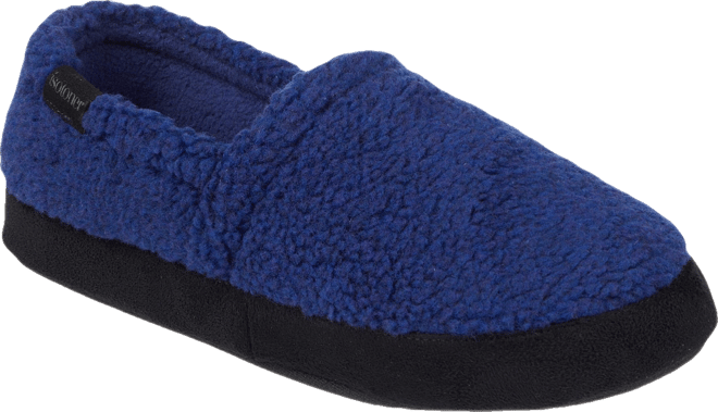 Men's Berber Closed Back Slippers