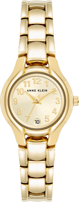 Women's Quartz Petite Easy to Read Gold-Tone Metall Alloy Watch, 24mm