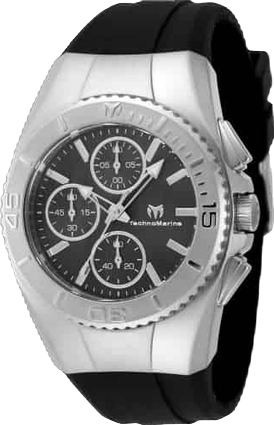 Techomarine Women's Tm-124033 Cruise Original Quartz Chronograph Black Dial Watch