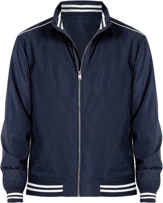 Men's Regular-Fit Urban Stripe Bomber Jacket