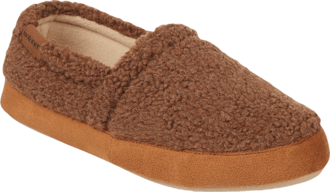 Men's Berber Closed Back Slippers