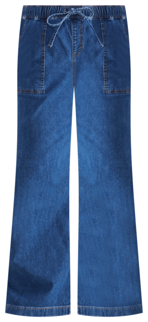Women's Pull-On Wide-Leg Jeans, Exclusively at Macy's
