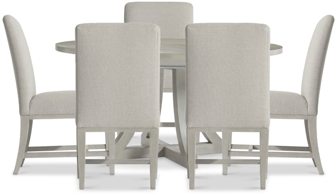 Cornelia 6-Pc. Dining Set (Round Table & 5 Side Chairs)