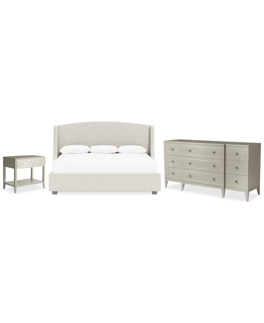 Cornelia 3-Pc. Queen Set (Bed, Dresser & Accent Nightstand)