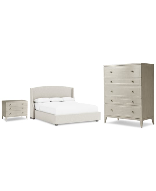 Cornelia 3-Pc. King Set (Bed, Chest & 36" Nightstand)