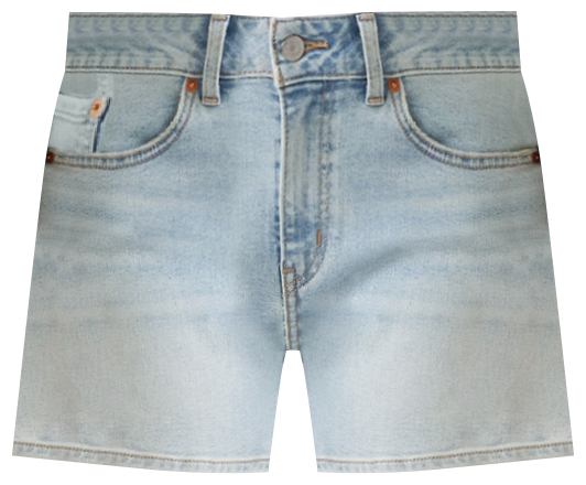 Women's Mid-Rise A-Line Denim Shorts