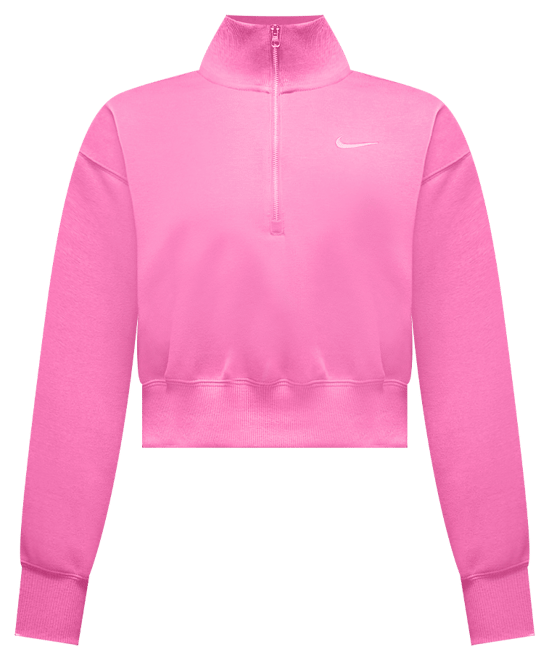 その他 Nike FW25 HALF ZIP CROPPED (DQ5767 675) Women's Nike Sportswear Phoenix Fleece Oversized Half-Zip
