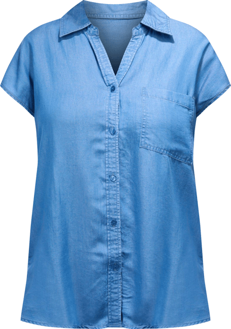 Bunulu Womens Sleeveless Buttoned Top