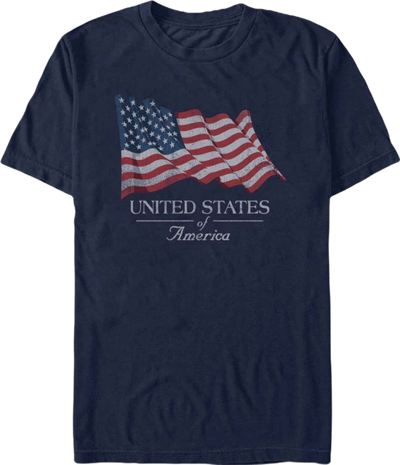 Men's American Flag Short Sleeve T-Shirt
