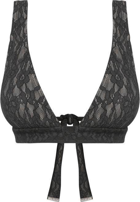 Michael  Lace Tie Back Top