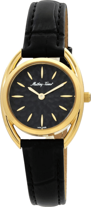 Women's Saphira Black Dial Watch