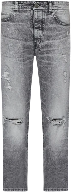 Chitch Smoke Scatter Slim Fit Jeans in Gray